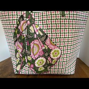 Vera Bradley double take tote Olivia Pink gently used